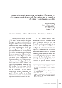 Le complexe volcanique du Pululahua - Horizon documentation-IRD
