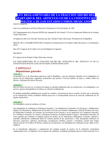 ley reglamentaria de la fraccion xiii bis del apartado b, del articulo