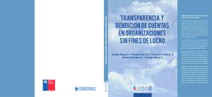 transparencia y rendicion de cuentas en organizaciones sin fines de