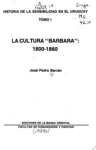 la cultura "barbara": 1800-1860
