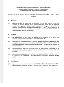 norma 34-86 - Superintendencia de Electricidad y Combustibles