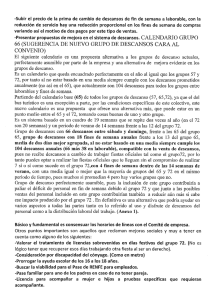 -Subir el precio de la prima de cambio de descansos de fin de