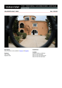 Villa BOVETA DALT I BAIX Ref.: CD1253