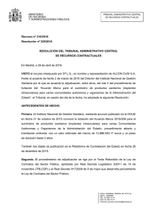 0325/2016 - Ministerio de Hacienda y Administraciones Públicas