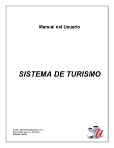 sistema de turismo