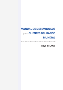 BIRF MANUAL DE DESEMBOLSOS v2006