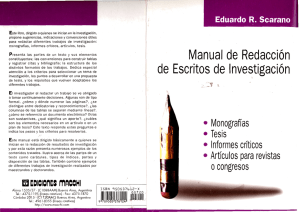 Manual de Escritos de Investigación. Ed. Macchi , 2004.