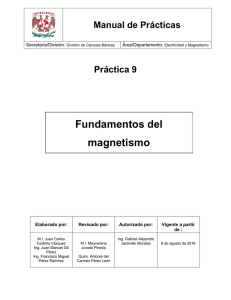 Fundamentos del magnetismo - División de Ciencias Básicas