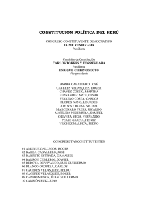 constitucion política del perú