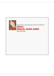 Asins Arbó, Miguel - Biblioteca Valenciana