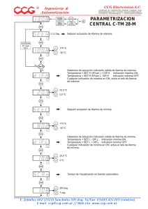 PARAMETRIZACION CENTRAL C-TM 28-M