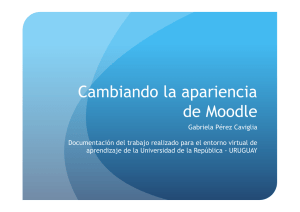 Configurar apariencia de moodle