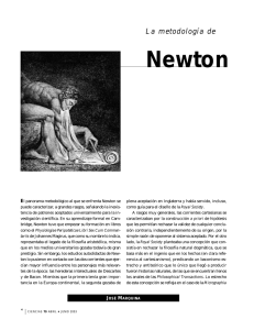 La metodología de Newton - E