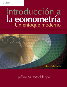 Introducción a la Econometría. Un enfoque moderno - UAM-I