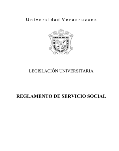 Reglamento de Servicio Social