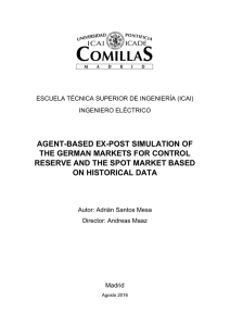 agent-based ex-post simulation of the german markets for control