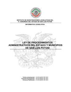 Ley de Procedimientos Administrativos del Estado y Municipios de