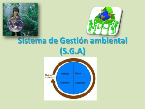 Sistema de Gestión ambiental (S.G.A)