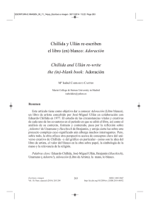 Chillida y Ullán re-escriben el libro (en) blanco: Adoración