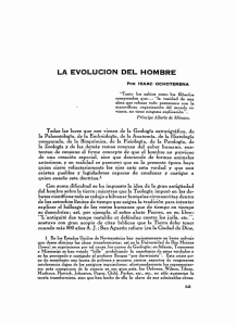 la evolucion del hombre - Revista de la Universidad de México