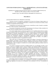 Convenio Internacional para la Represión de la Financiación del