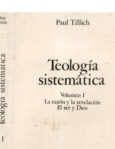 Paul Tillich – Teologia Sistematica