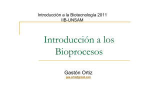 ¿Que es un bioproceso?