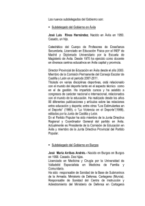 Los nueve subdelegados del Gobierno en Castilla y León