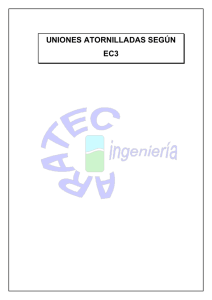 UNIONES ATORNILLADAS SEG&Uacute;N EC3