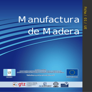 Manufacturas de Madera - Dirección de Administración del