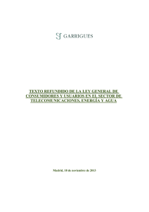 texto refundido de la ley general de consumidores y