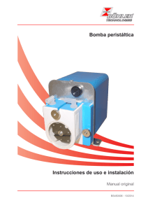 Instrucciones de uso e instalación Bomba peristáltica