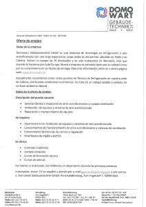 Técnico Refrigeración