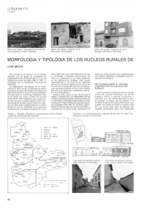 Morfología y tipología de los núcleos rurales de Valladolid