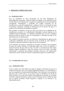 Demanda y oferta del agua - Confederaci&oacute;n Hidrogr&aacute;fica del