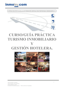 curso/guía práctica turismo, explotación y gestión hotelera.
