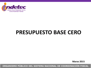 Dra. Luz Elvia Rascon Manquero - Presupuesto Base Cero