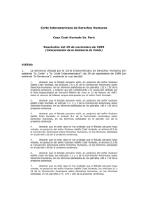 19 de Noviembre de 1999 - Corte Interamericana de Derechos