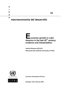 Economic growth in Latin America in the late 20th century