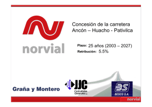 Concesión de la carretera Ancón – Huacho - Pativilca