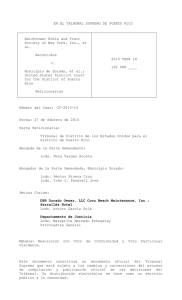 Resolución del Tribunal con Voto de Conformidad