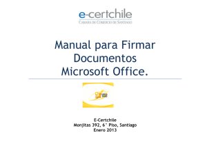 Manual para Firmar Documentos Office - E
