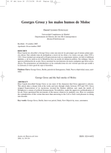 Georges Grosz y los malos humos de Moloc