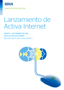 Lanzamiento de Activa Internet