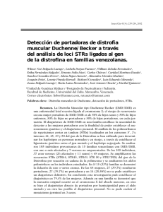 Detección de portadoras de distrofia muscular Duchenne/Becker a