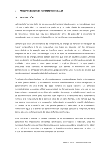 I. PRINCIPIOS BÁSICOS DE TRANSFERENCIA DE CALOR I.1