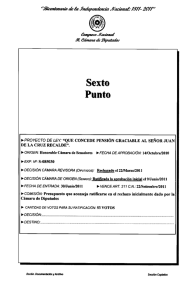 “que concede pensión graciable al señor juan de la cruz recalde”.