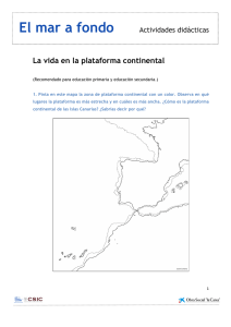 actividades didácticas plataforma continental