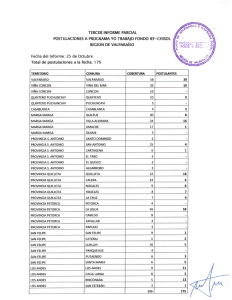 postulaciones a programa yo trabajo fondo ief—chisol tercer informe