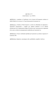 LEY VII – º 7 (Antes Decreto - Ley 1344/81) ARTÍCULO 1